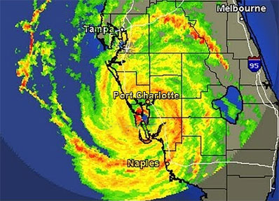 Hurricane Charley caused massive destruction to Port Charlotte